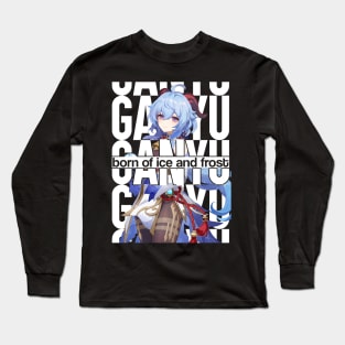 GANYU: born of ice and frost Genshin Impact Long Sleeve T-Shirt